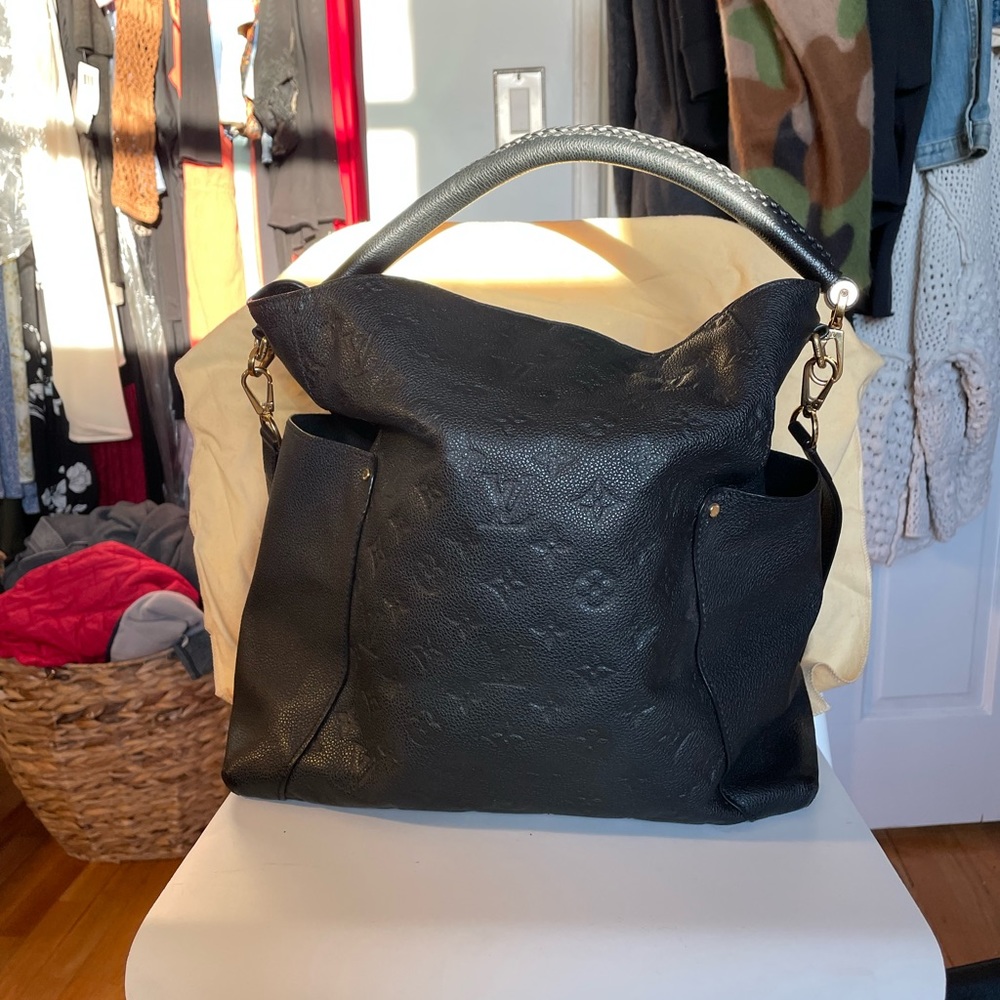 Authentic Louis Vuitton bagatelle empreinte black noir LIKE NEW